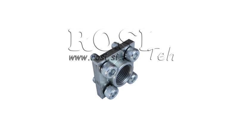 POŁĄCZENIE RURKOWE 3/8 - PŁASKA FLANŻA fi 30