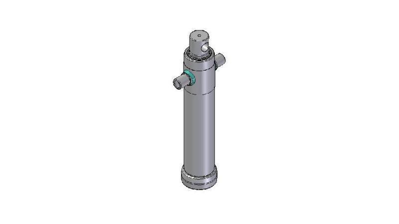 3025F -TELESCOPISK CYLINDER STANDARD/HUL 2 TRIN BEVÆGELSE 895 DIAMETER 95