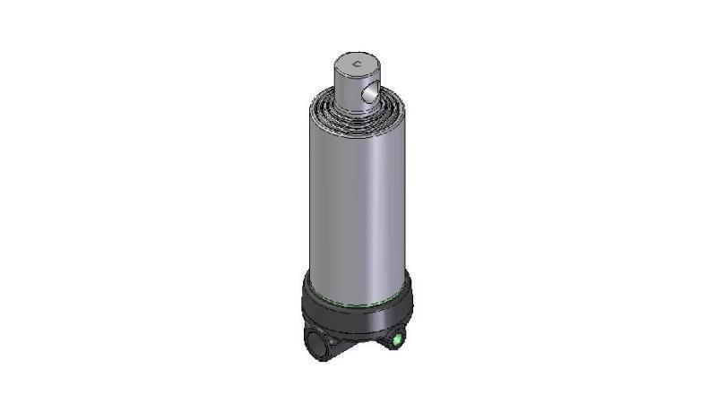3643F -TELESCOPISK CYLINDER HUL - HUL 4 TRIN REJSE 950 FI 124