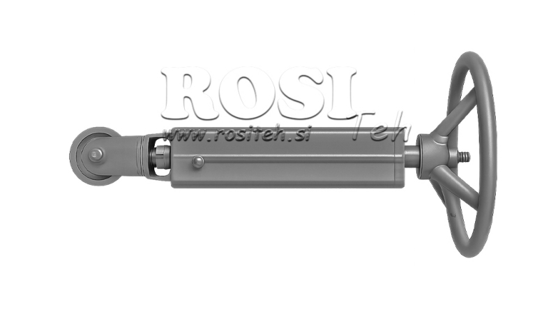 NAPENJALEC PLETENICE S KOLESOM ZA ROČNO ZAVORO PRIKOLICE S ŠKRIPCEM