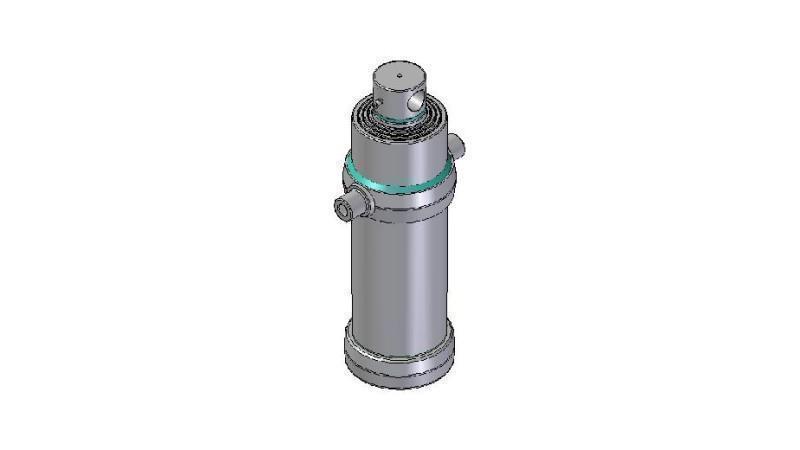 4049F -TELESCOPISK CYLINDER STANDARD/HUL 4 TRIN SLAG 2510 FI 190