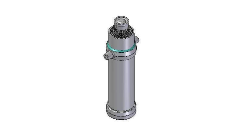 4064S - TELESCOPIC CYLINDER STANDARD/BALL 6 STAGES STROKE 3585 DIAMETER 190