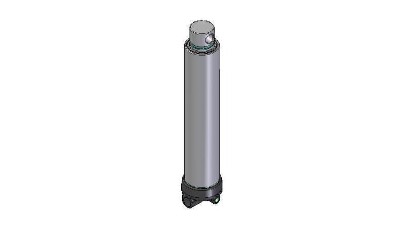 4628F -CYLINDER TELESCOPOWY OTWÓR - OTWÓR 2 STOPNIE SKOKU 1195 FI 124