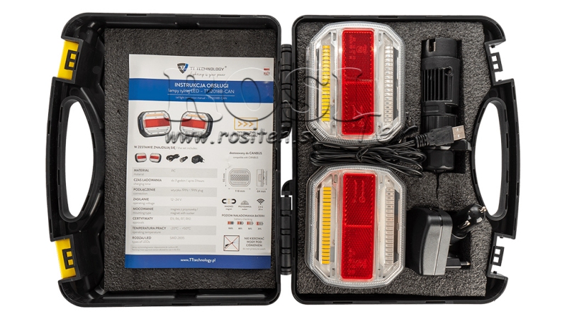 ZESTAW OŚWIETLENIA MAGNETYCZNEGO LED - BEZPRZEWODOWY 12/24V CANBUS