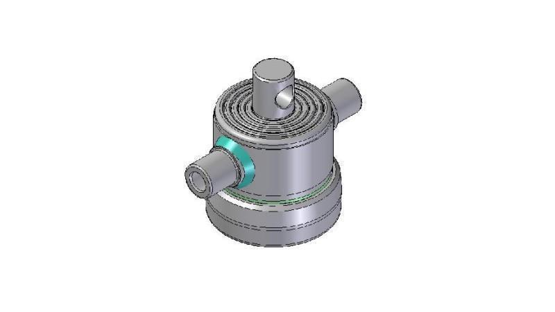 6001F -CYLINDER TELESCOPOWY STANDARD/OTWÓR 6 STOPNI SKOKU 450 FI 124