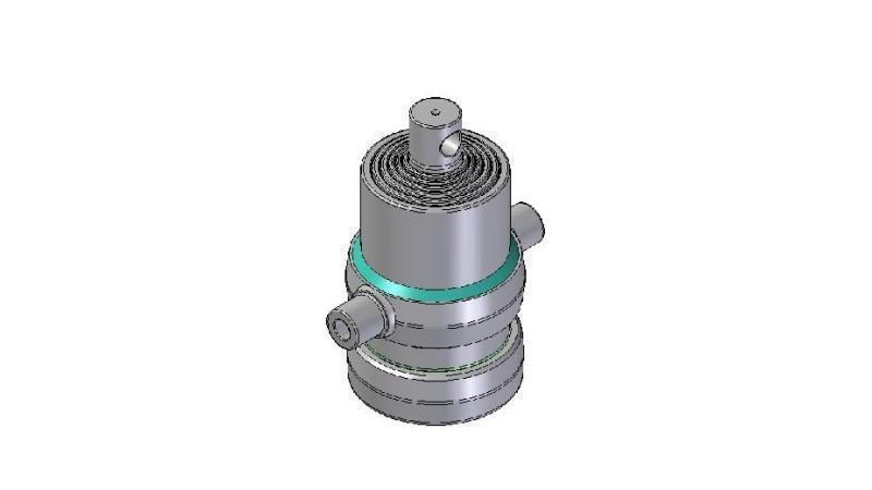 6019F -TELESCOPISK CYLINDER STANDARD/HUL 6 TRIN SLAG 1345 FI 170