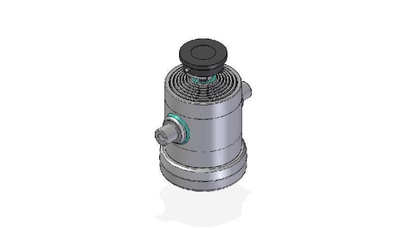 7029S -CYLINDER TELESKOPOWY STANDARDOWY/KULKA 7 ETAPÓW SKOKU 1492 ŚREDNICA 240