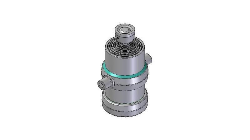 8004S -TELESCOPISK CYLINDER STANDARD/KUGLE 8 TRIN BEVÆGELSE 1940 DIAMETER 190