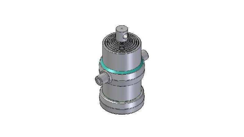 8005F -TELESCOPISK CYLINDER STANDARD/HUL 8 TRIN SLAG 2060 FI 190