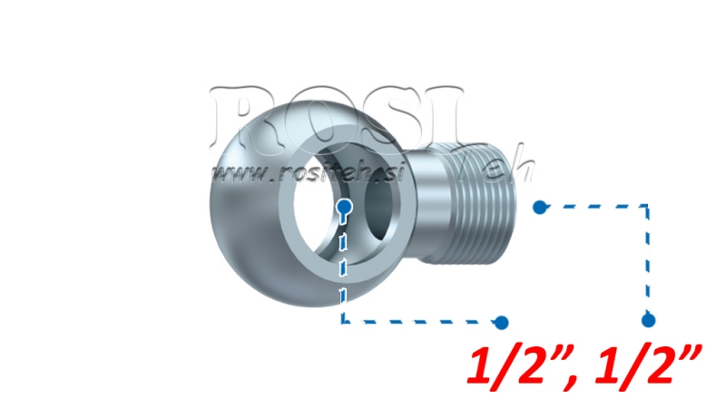 ZŁĄCZKA BANJO HYDRAULICZNA 1/2-1/2