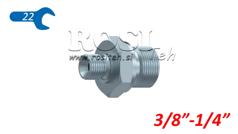 REDUKTOR HYDRAULICZNY BSP 3/8-1/4