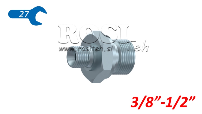 REDUKTOR HYDRAULICZNY BSP 3/8-1/2