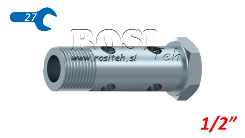 HYDRAULISK HULSKRUE DOBBEL 1/2