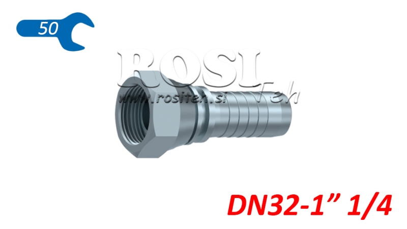 POŁĄCZENIE HYDRAULICZNE BSP ŻEŃSKIE DN32-1 1/4