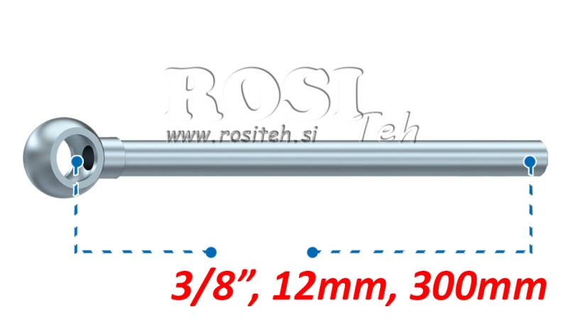 PRZYŁĄCZE OCZKOWE TYPU BANJO 3/8 300mm