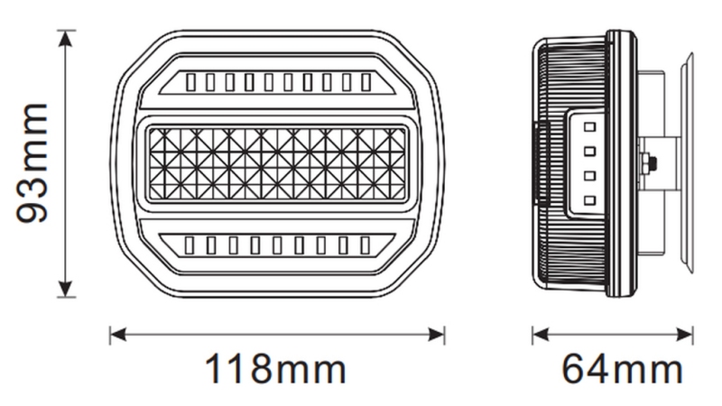 ZESTAW OŚWIETLENIA MAGNETYCZNEGO LED - BEZPRZEWODOWY 12/24V CANBUS