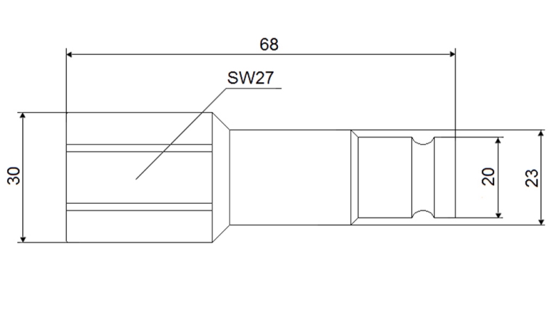SZYBKOZŁĄCZE DO KOPARKI FFH MĘSKIE 1/2 LEKKIE