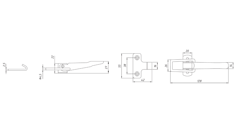 ZAMKNIĘCIE BOCZNEGO PANELU PRZYCZEPY, TYP NAPA XL