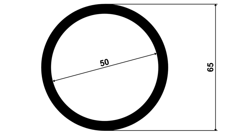 KOŁNIERZ SPAWANY 50x65x50