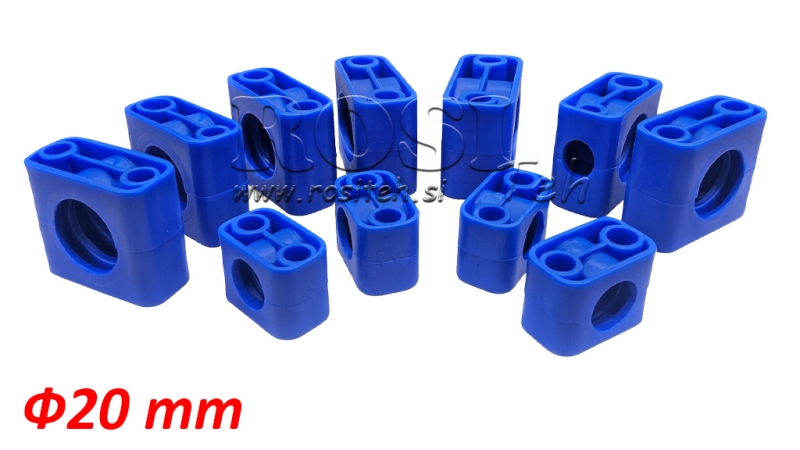 SUPPORT DE DURITE HYDRAULIQUE EMBALLAGE ECO (SANS VIS) 10 ÉTAGES - Φ 20MM
