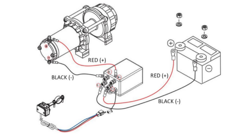 12 V WYCIĄGARKA ELEKTRYCZNA RS-3500 - 1585 kg - LINA SYNTETYCZNA - ECO