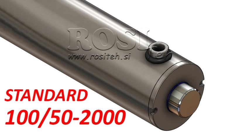 SIŁOWNIK HYDRAULICZNY STANDARD 100/50-2000
