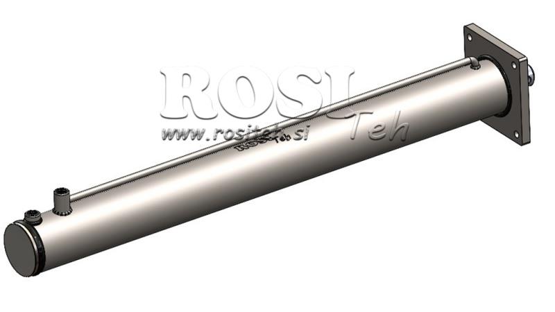 SIŁOWNIK HYDRAULICZNY DO ŁUPARKI DO DREWNA Z PŁYTĄ MONTAŻOWĄ100/60-1050 - GÓRNE PRZYŁĄCZE