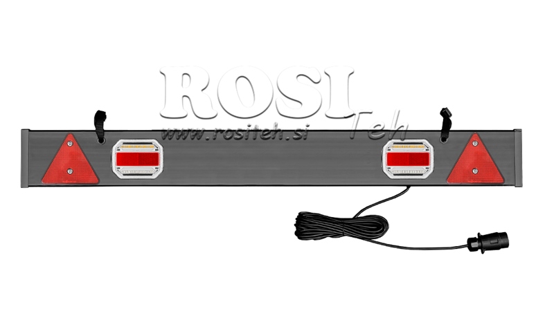KOMPLETNY ZESTAW OŚWIETLENIA LED DO PRZYCZEP 12/24V