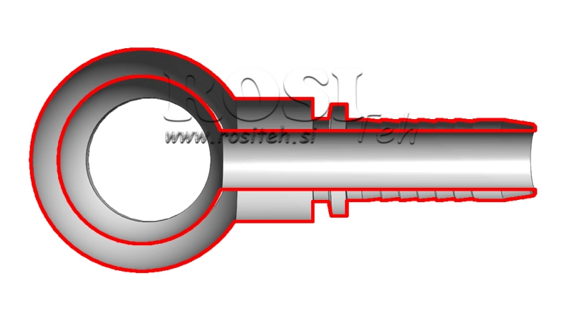 HYDRAULICZNE ŁĄCZE OCZKO DN19-3/4