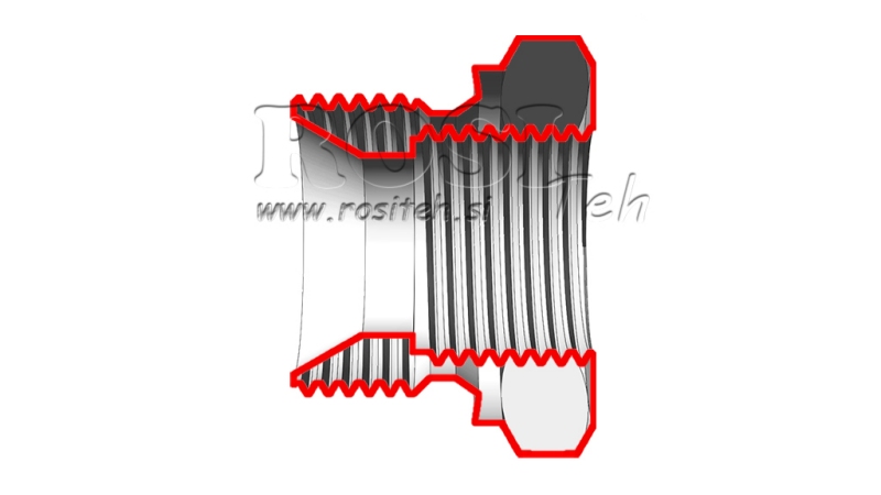 HYDRAULIKADAPTER HANN-FEMME 3/8-1/4