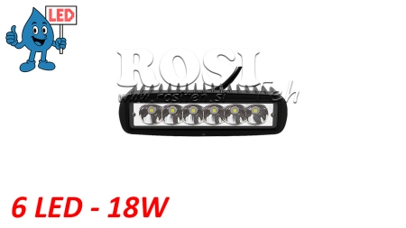 LAMPY ROBOCZE LED - ŚWIATŁO 6 LED 18W 12V-24V