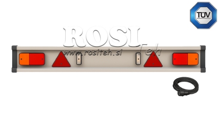 ZDERZAK PRZYCZEPY MODEL TÜV Z LAMPAMI 2150mm