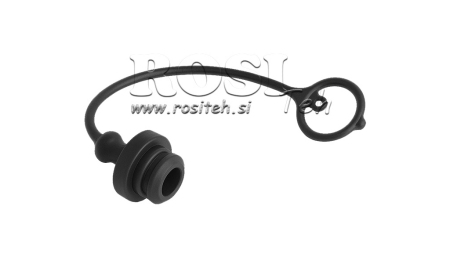 BESKYTTENDE GUMMI DÆK SORT - HUN QUICK KOBLINGER