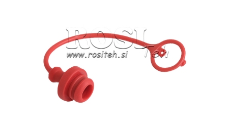 BESKYTTENDE GUMMIBEHÆNG RED - HAN QUICK COUPLINGS