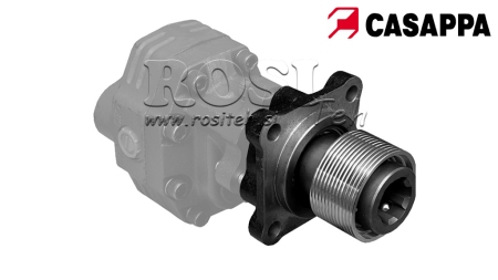 ADAPTER P.T.O. DO POMPY ŻELIWNEJ ASAE ŻEŃSKIEJ - 3 ŚRUBY