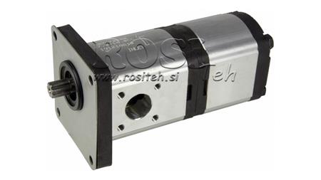 HYDRAULISK PUMP TRAKTOR - OEM 87472285 - CNH SERIE T4 26 15 cc VÄNSTER