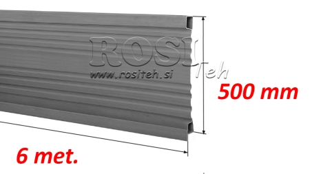 SIDE PANEL FOR TIPPER TRAILER 6 METERS - HEIGHT 500 MM