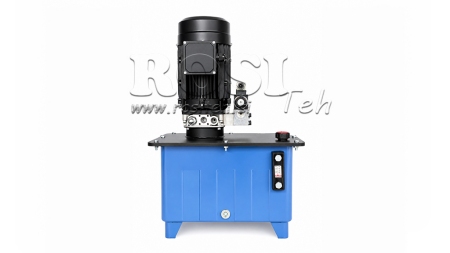 MINI ZASILANIE HYDRAULICZNE 380V AC (4 kW) - 8 cc - 12 lit/min - zbiornik 25 lit