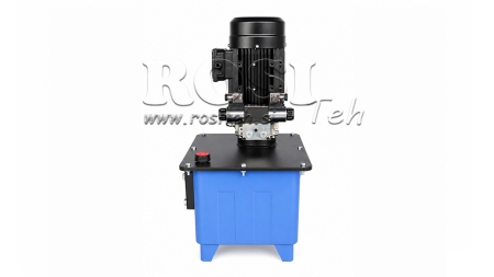 MINI ZASILANIE HYDRAULICZNE 380V AC (4 kW) - 8 cc - 12 lit/min - zbiornik 25 lit