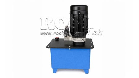 MINI ZASILANIE HYDRAULICZNE 380V AC (4 kW) - 8 cc - 12 lit/min - zbiornik 25 lit