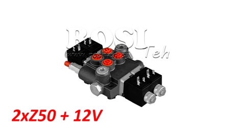 VALVOLA IDRAULICA 2xZ50+12V DC