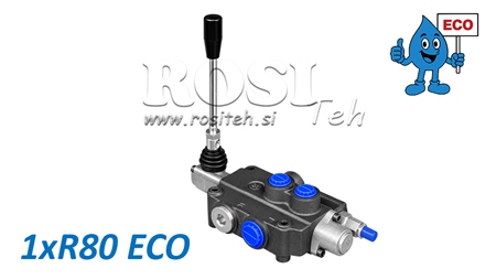 HYDRAULICZNY ZAWÓR RĘCZNY – ROZDZIELACZ 1-SEKCYJNY 1xR80 ECO