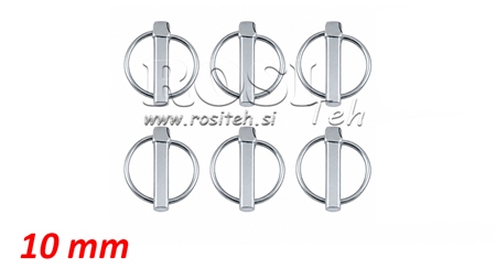 ZAWLECZKA Z PIERŚCIENIEM (PRZETYCZKĄ) 10 MM (6 SZT)
