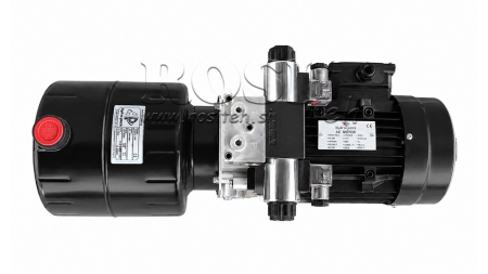 MINI JEDNOSTKA ZASILAJĄCA HYDRAULICZNIE 380V AC (1.5 kW) - 5.8 cc - 8.2 lit/min - zbiornik 6 lit