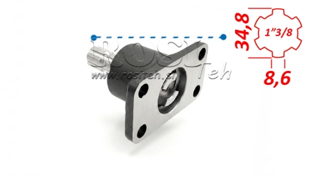 ADAPTADOR CARDÁN PASQUALI 4 TORNILLOS