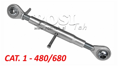 ŁĄCZNIK GÓRNY MECHANICZNY REGULOWANY KAT. 1 M27X3 - 480/680