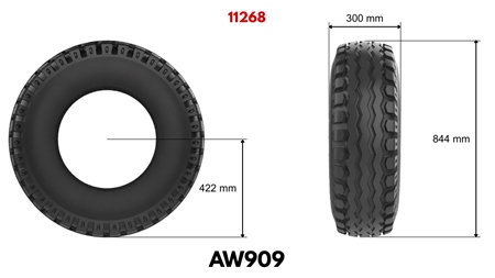 11,5/80-15,3 OPONA AW909 (14 PR)