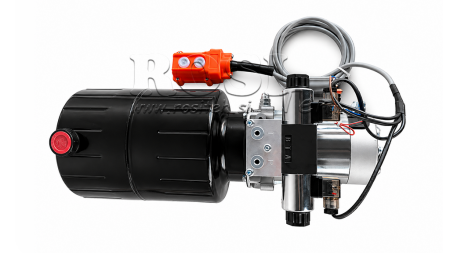 MINI HYDRAULICZNA JEDNOSTKA ZASILAJĄCA 12V DC - 1.6kW = 2.1cc - 8 lit - jednostka dwukierunkowa (metal)