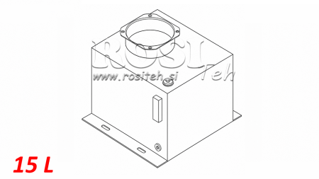REZERVOAR KOVINSKI BOX PP 15 LITER HORZONTAL-VERTICAL