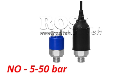 HIDRAVLIČNO TLAČNO STIKALO K4 - NO  5-50 BAR (MAX.200BAR)